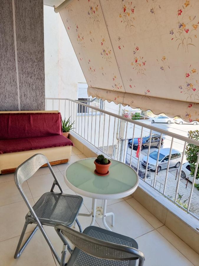 Arte Apartment Sarande Bagian luar foto