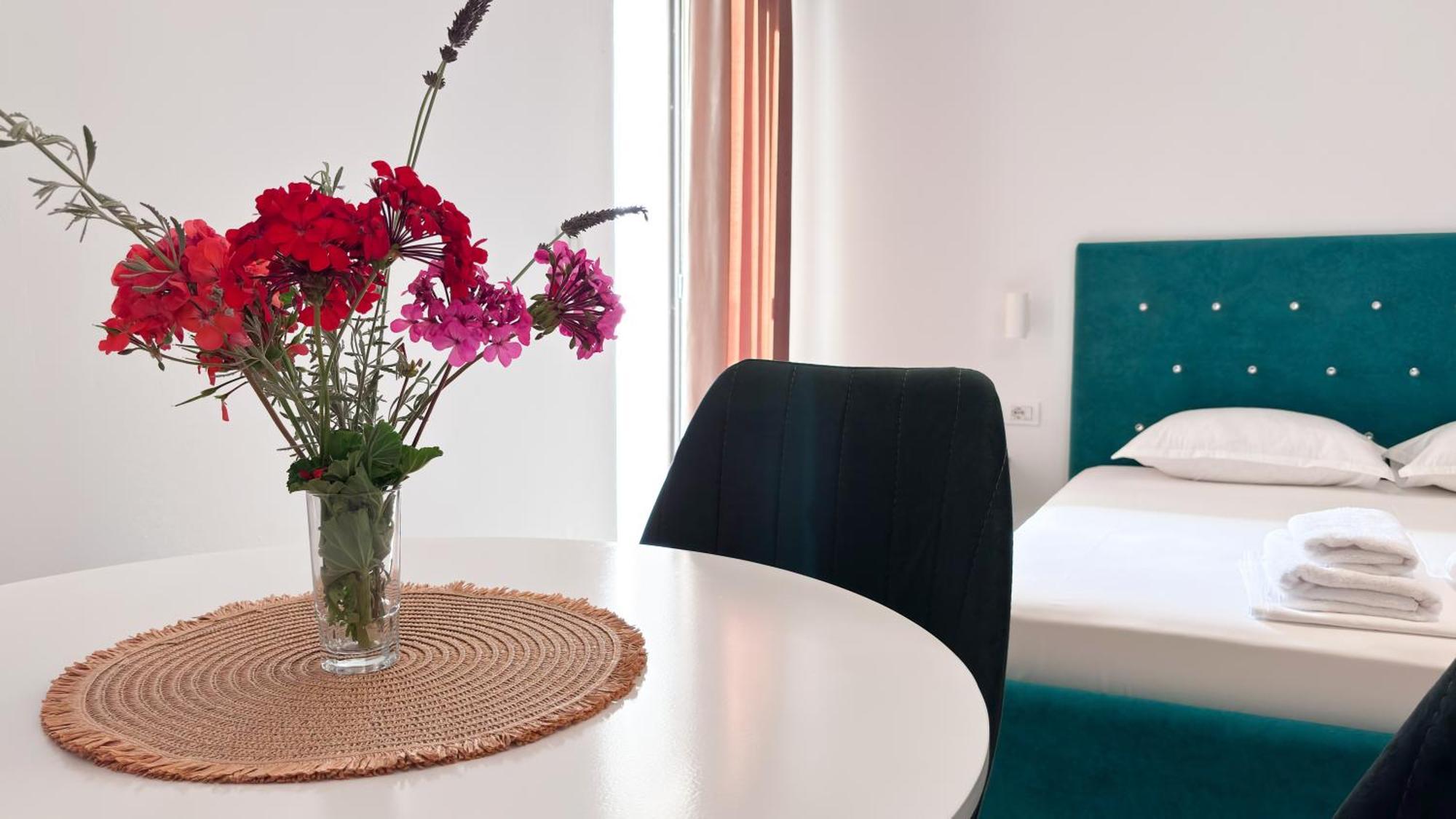 Arte Apartment Sarande Bagian luar foto