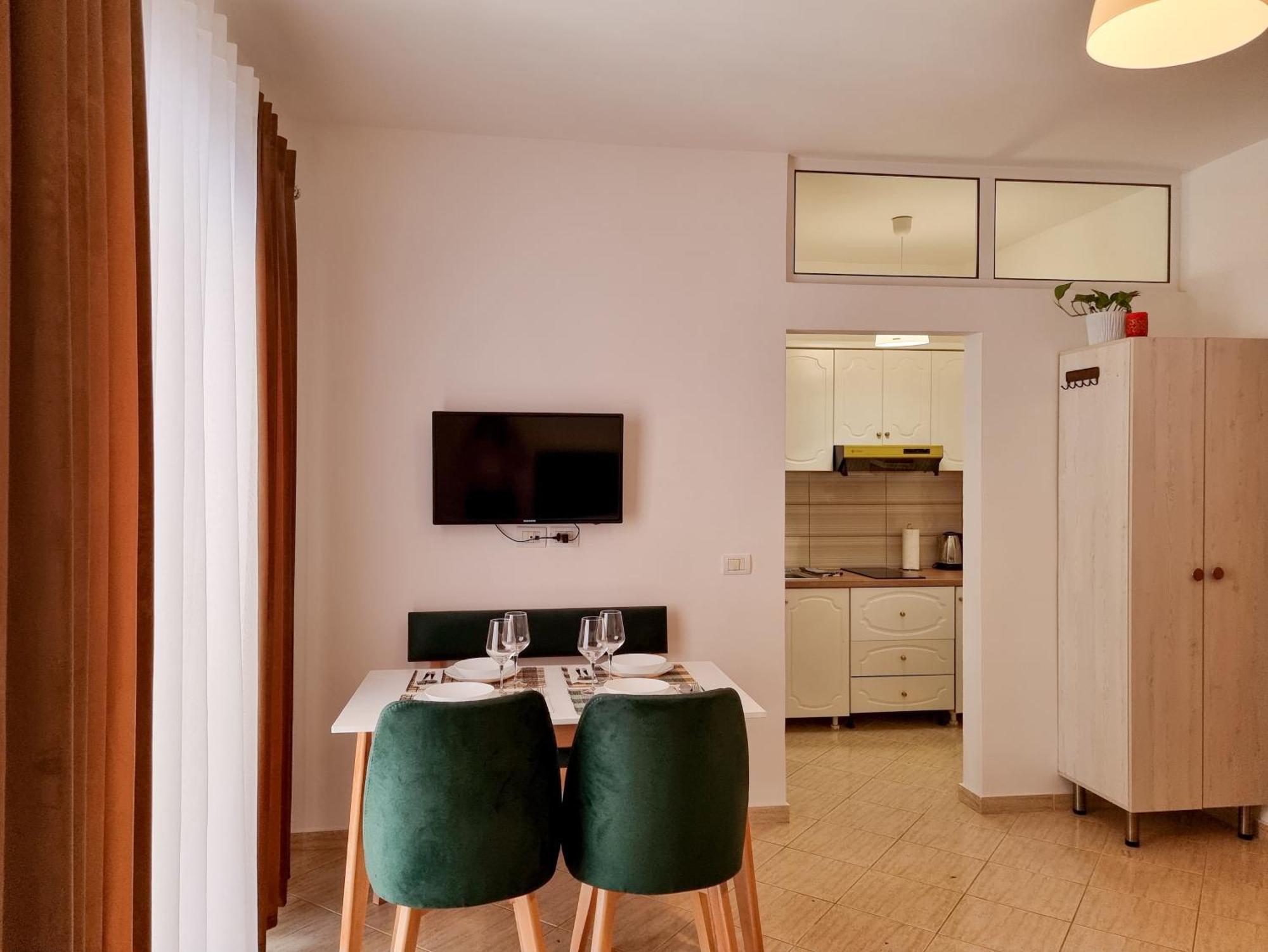 Arte Apartment Sarande Bagian luar foto