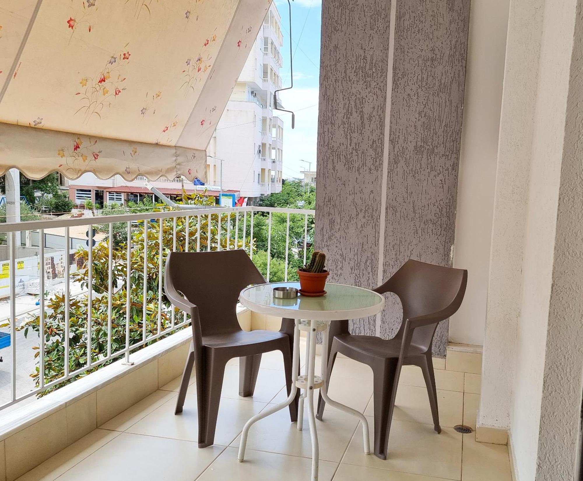 Arte Apartment Sarande Bagian luar foto